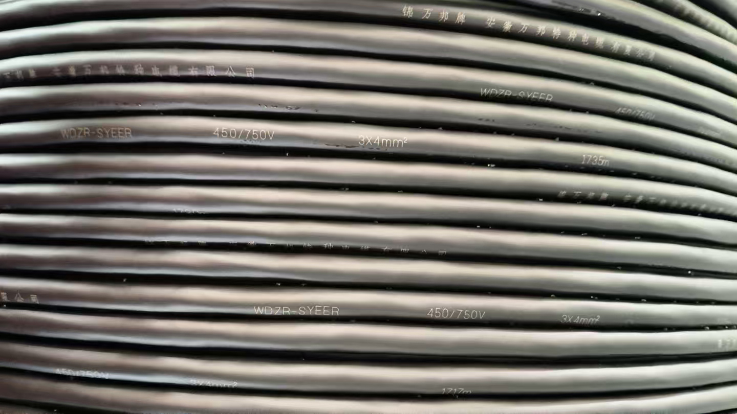柔性电缆WDZR-SYEER 450/750V 3*4mm²