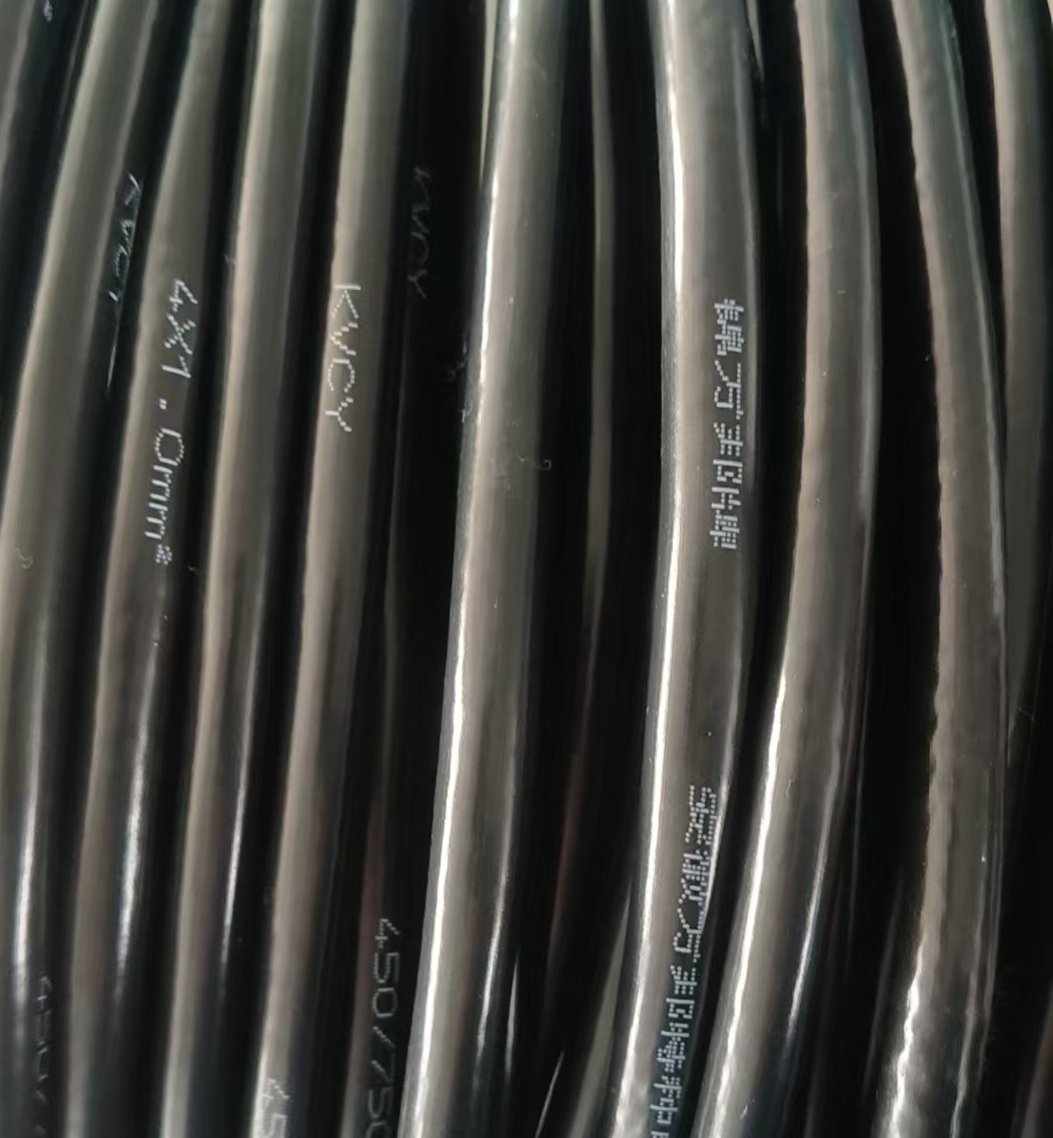 控制电缆KVCY 450/750v 4*1.0m㎡