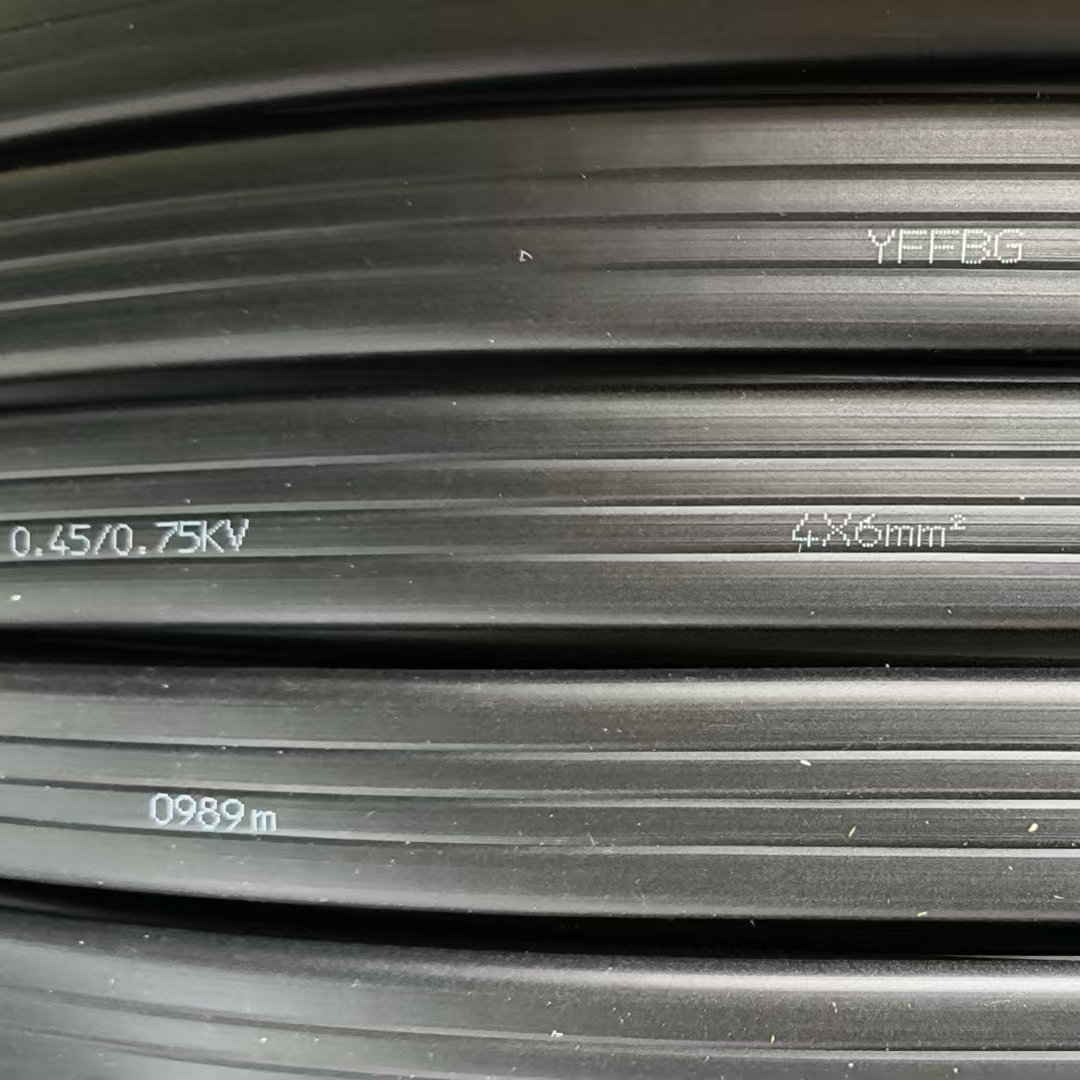 YFFBG4x6mm²带钢丝扁平电缆